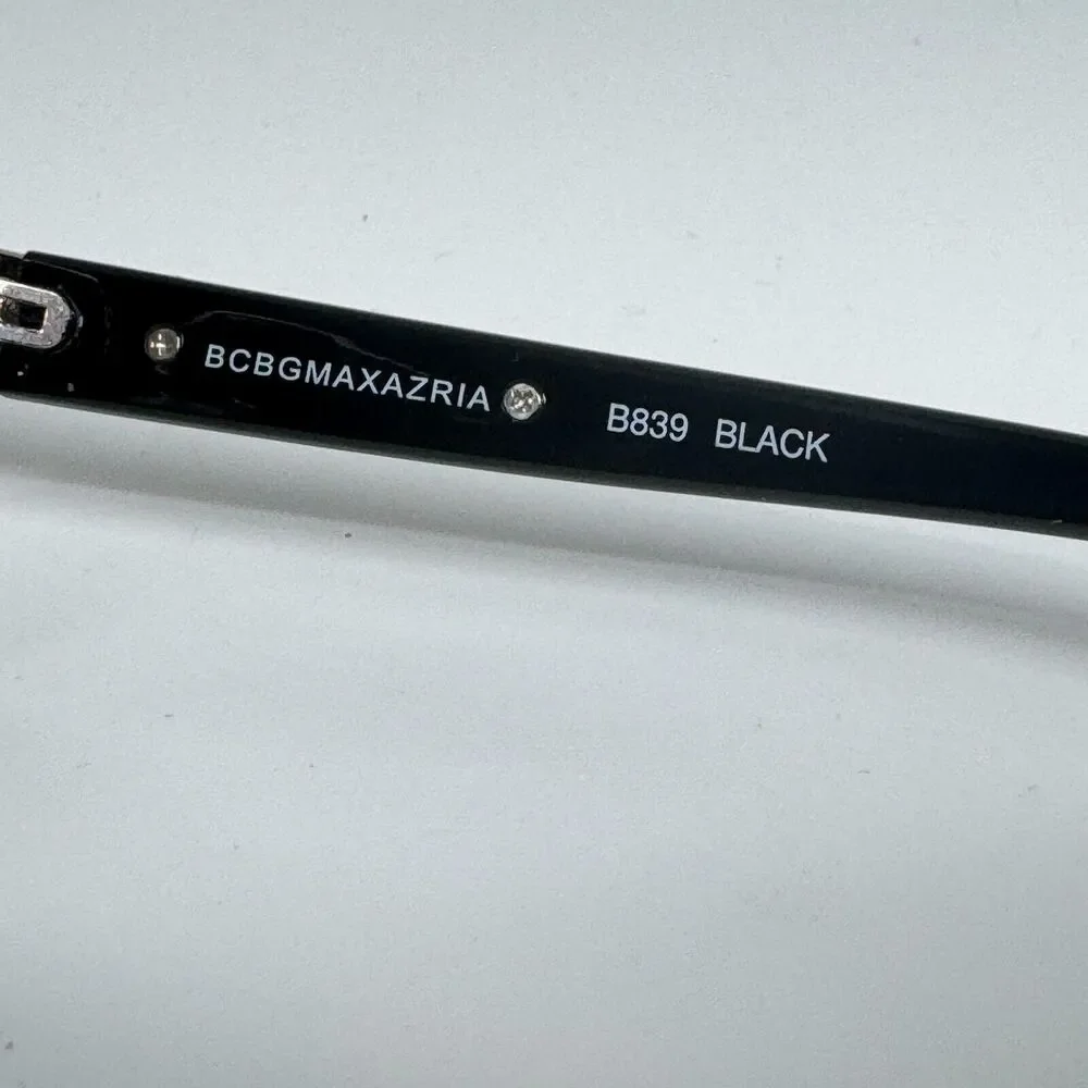 BCBGMAXAZRIA B839 Black Fade Brown Lens Sunglasses Frames H13485‎